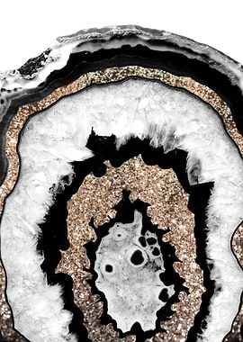 Agate with Gold Glitter 1b