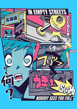 Anime Skate Gift Vaporwave