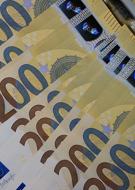 Euro money 200 hundred