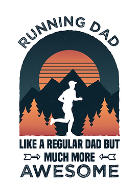 Running Dad Fathers Day