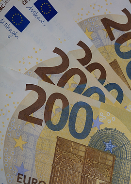 Euro money 200 hundred