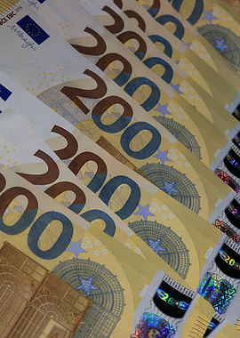 Euro money 200 hundred