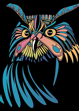 Colorful Owl Bird Nature