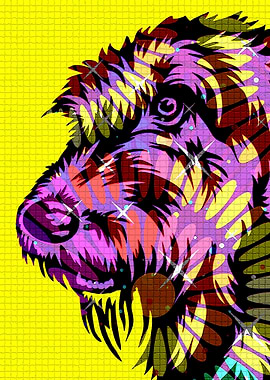 Irish Hound Abstract