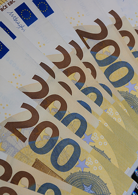 Euro money 200 hundred