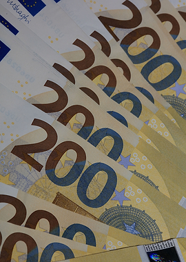 Euro money 200 hundred