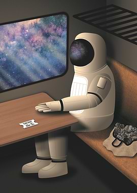 Astro train to the Moon