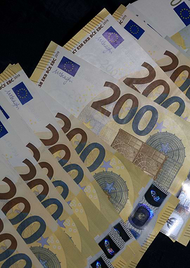 Euro money 200 hundred