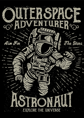 Astronaut and Space