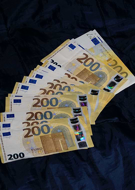 Euro money 200 hundred