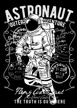 Astronaut and Space