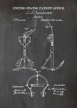 15 Old Anchor Patent 1864