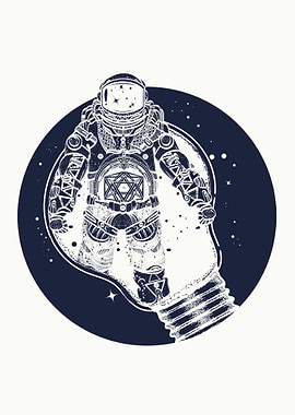 Astronaut and Space