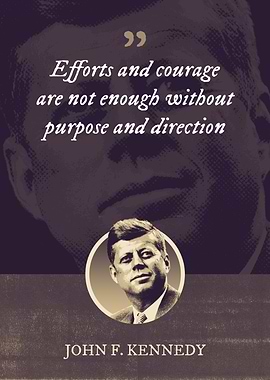Efforts and courage are
