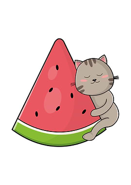 Cat Fruit Watermelon
