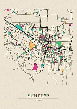 Siem Reap Map