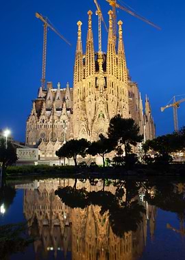 Sagrada Familia at Night