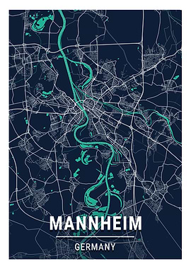 Mannheim Blue Dark Color