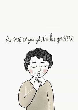 The smarter get less speak
