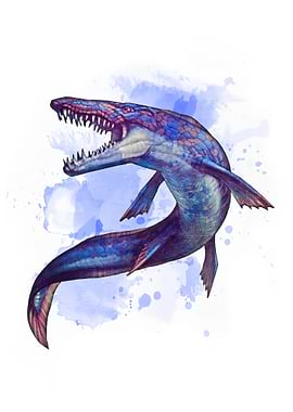 Mosasaurus dinosaur