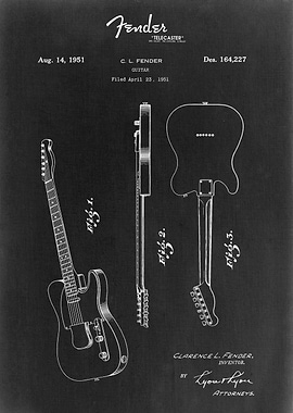 Fender Guitar Blueprint