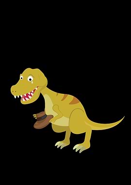 Sad TRex Hat Funny Dino F