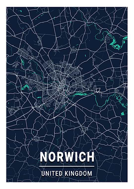 Norwich Blue Dark Color