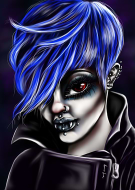 The punk vampire
