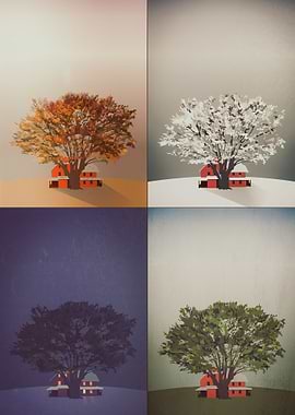 4 seasons tree