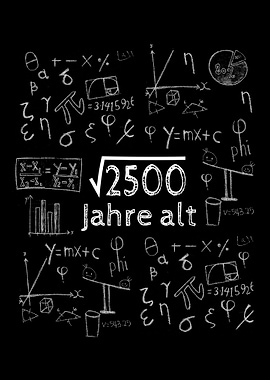 50 Geburtstag Mathe Wurzel
