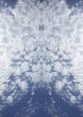 Trippy psychedelic sky