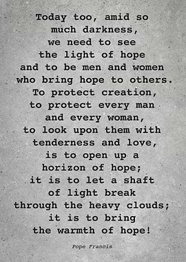 Pope Francis Quote L019