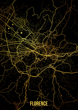Florence gold map