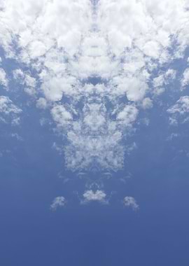 Trippy psychedelic sky