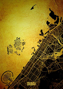 Dubai gold map