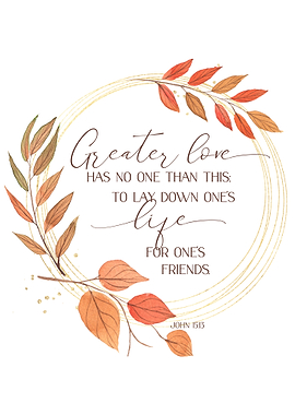 Greater Love John 15 3