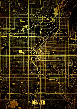 Denver gold map