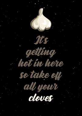 Funny Garlic Cloves Decor