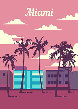 Miami Retro poster