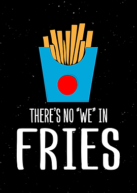 Funny Fries Wall Art