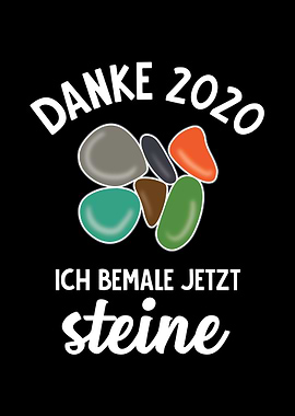 Danke 2020 Steine malen