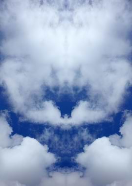 Trippy psychedelic sky