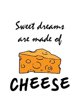 Funny Cheese Wall Art