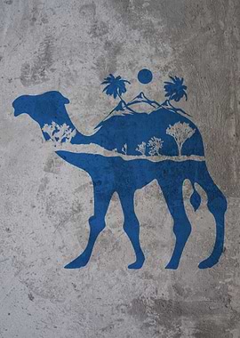 GRAFFITI CAMEL BLUE
