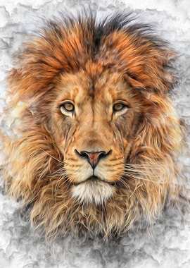 Lion Watercolor