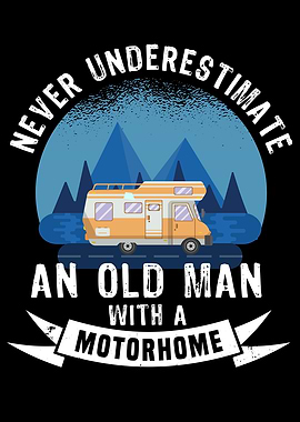 Old Man with Motorhome