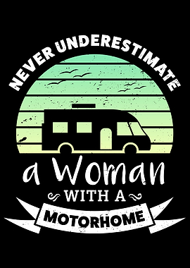 Women with a Motorhome