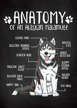 Anatomy Alaskan Malamute