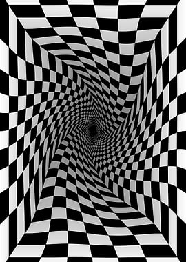 Optical Illusion Vortex 3D