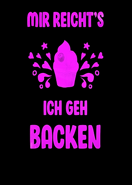 Funny baking slogan gift